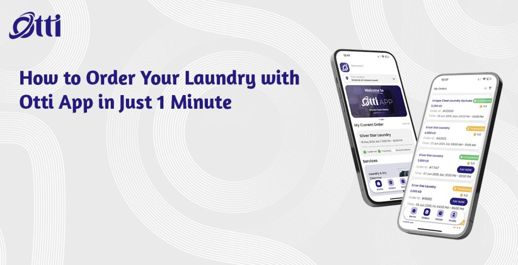 Laundry with Otti App